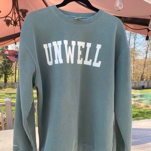 Original Call Her Daddy Unwell Crewneck. Size L Color Green